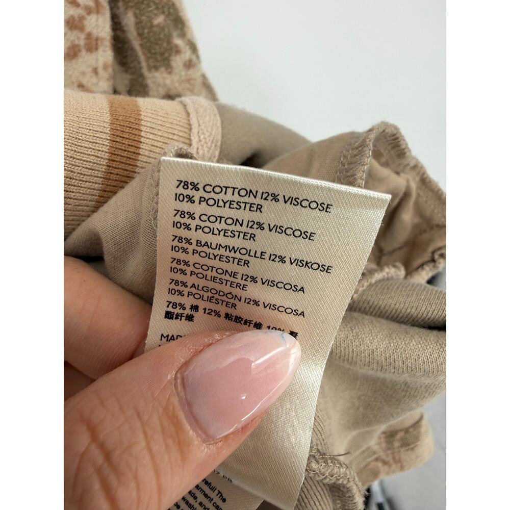 Free People Printed Ruby Jacket Tea Combo XL Oversized Shacket - Picture 12 of 12